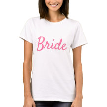 Bride roze tekst