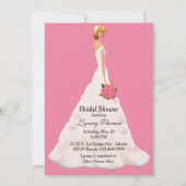  Bride Roze Vrijgezellenfeest Kaart (Voorkant)