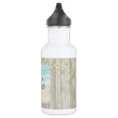 Bride Rustic Beach String Lights Ocean Wedding Waterfles (Rechts)