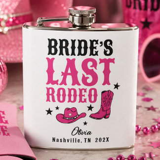 Bride’s Last Rodeo Western Bachelorette Party Heupfles