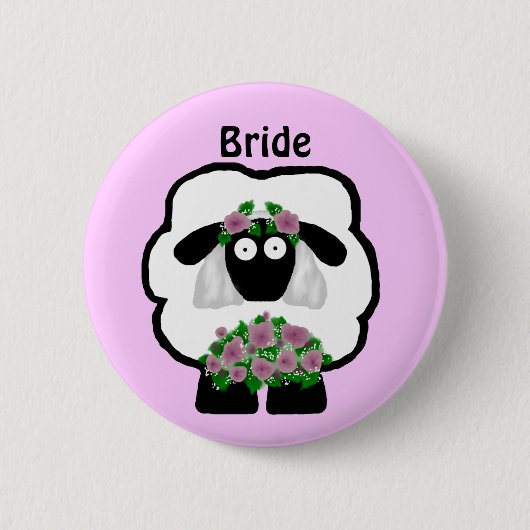 Bride Sheep Button (Voorkant)