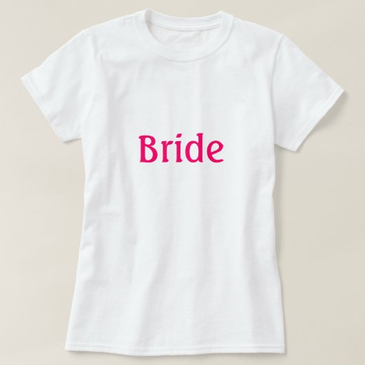 Bride Shirt (Design voorkant)