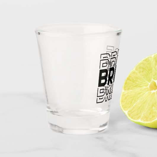 Bride  shot glas (Links)