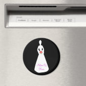 Bride Silhouette I Magneet (Insitu (Vaatwasser))