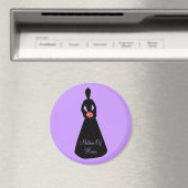 Bride Silhouette Magneet (Insitu (Vaatwasser))