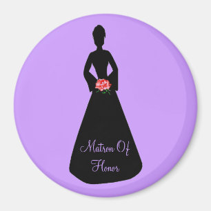 Bride Silhouette Magneet