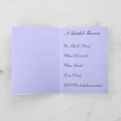 Bride Sitting Bruids Douche Uitnodiging (Binnen)