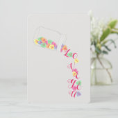 BRIDE Snoep Hart ik van jullie feestfeest Kaart (Staand voorkant)