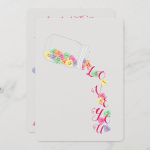 BRIDE Snoep Hart ik van jullie feestfeest Kaart