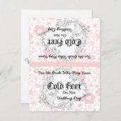 Bride Sokken Kold Feet  Bird Briefkaart (Voorkant / Achterkant)