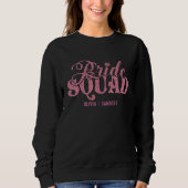 Bride Squad Bright Pink Trui (Voorkant)