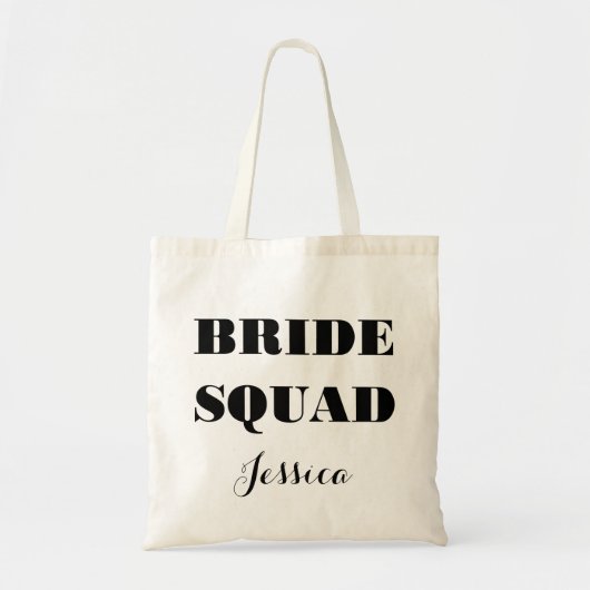 Bride Squad Canvas tas (Voorkant)