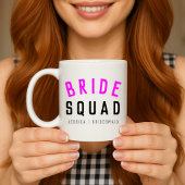 Bride Squad | Hot-roze Bachelorette Bridesmaid Koffiemok