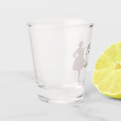 Bride Squad | Hot-roze Bachelorette Bridesmaid Shot Glas (Links)