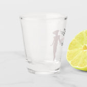 Bride Squad | Hot-roze Bachelorette Bridesmaid Shot Glas (Links)