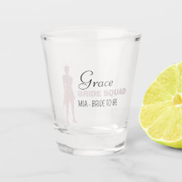 Bride Squad | Hot-roze Bachelorette Bridesmaid Shot Glas
