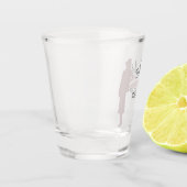 Bride Squad | Hot-roze Bachelorette Bridesmaid Shot Glas (Links)