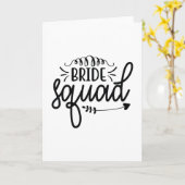 Bride squad kaart (Gele Bloem)