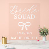 Bride Squad Personalized Bachelorette Welcome (Mariage)