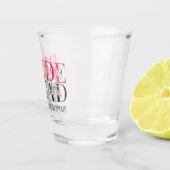 Bride Squad | Roze Bachelorette Party Bridesmaid Shot Glas (Rechts)