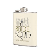 Bride Squad Silhouettes Black op Lites ID252 Heupfles (Links)