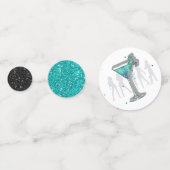 Bride Squad Silhouettes Blauwgroen/Black ID252 Confetti (Achterkanten)