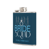Bride Squad Silhouettes White op Donkere ID252 Heupfles (Links)