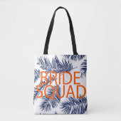 Bride Squad Tropical Blue Draagtas (Voorkant)