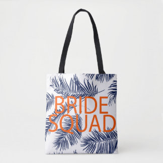 Bride Squad Tropical Blue Draagtas