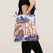 Bride Squad Tropical Blue Draagtas (Dichtbij)