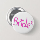 Bride squared ronde button 5,7 cm (Voorkant /achterkant)