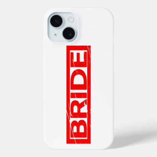 Bride Stamp Case-Mate iPhone Case (Achterkant)
