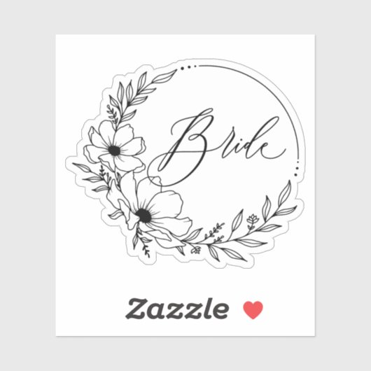 bride sticker (Vel)