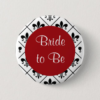 Bride te ontvangen ronde button 5,7 cm