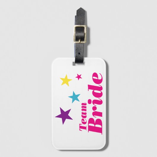 Bride-team Bagagelabel (Voorkant (verticaal))