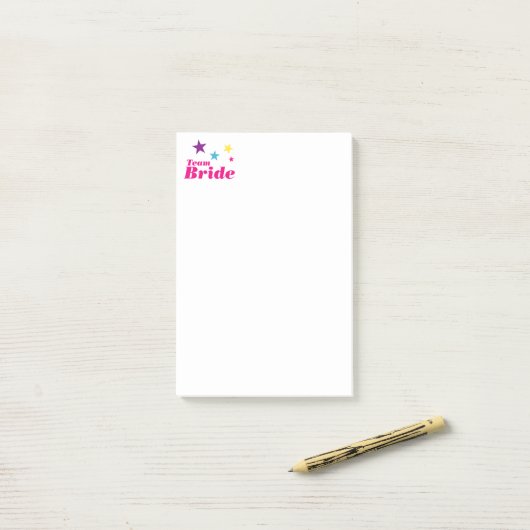 Bride-team Post-it® Notes (Op bureau)