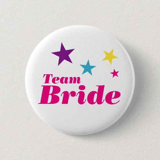 Bride-team Ronde Button 5,7 Cm (Voorkant)