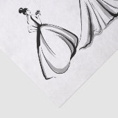 Bride Tissuepapier (Detail)