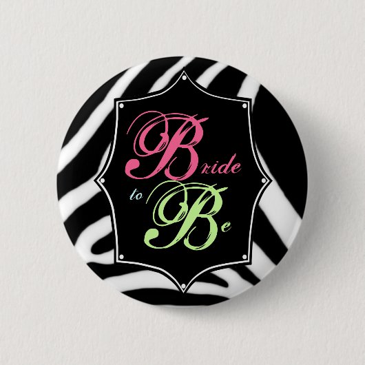 Bride to be Bachelorette Button (Voorkant)