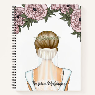Bride to be - Future Mrs Notebook (Blonde Bride) Notitieboek