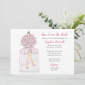 Bride-to-be On Gift Bridal Shower Invitation (Debout devant)