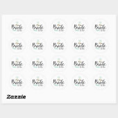 Bride To Be Ronde Sticker (Vel)