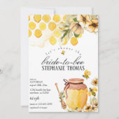 Bride to Bee Baby shower Invitation Kaart (Voorkant)