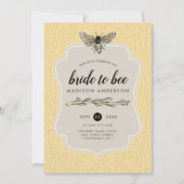 Bride to bee rustic Elegant Vrijgezellenfeest Kaart (Voorkant)