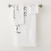 Bride Towel, Personalized Gift (En situation)