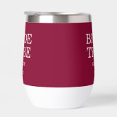 Bride Tribe Bridal Party Cranberry Red (Droite)
