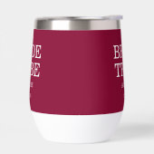 Bride Tribe Bridal Party Cranberry Red (Gauche)