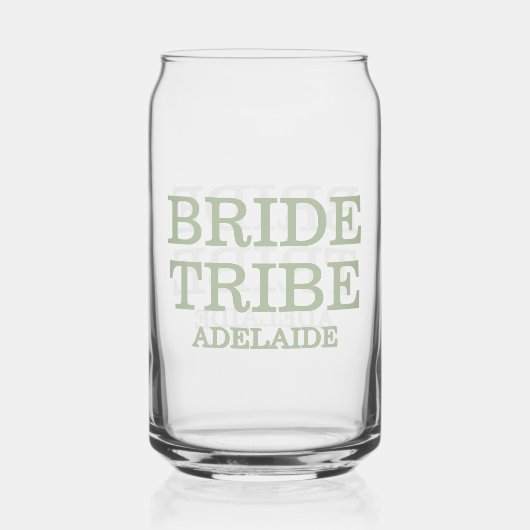 Bride Tribe Bridal Party Sage Green (Recto)