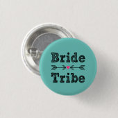 Bride Tribe Bridesmaïde vrouwen Ronde Button 3,2 Cm (Voorkant /achterkant)