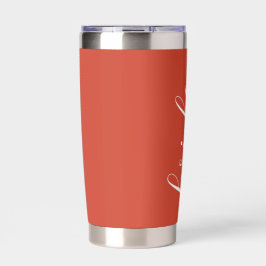 Bride Tribe Bruidsmeisjes Script Burnt Sinaasappel Geïsoleerde Drinkbeker